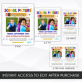 all in one school picture day flyer bundle